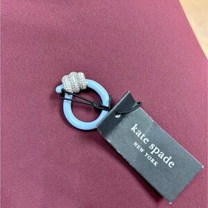 Kate Spade Blue and Silver ring